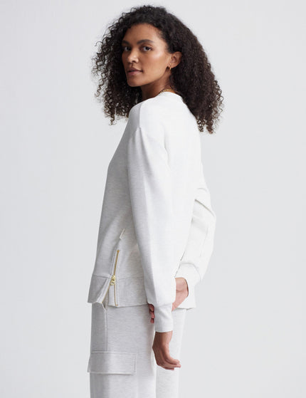 Varley Gabriella Sweat - Ivory Marlimages4- The Sports Edit