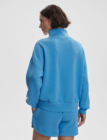 Varley Hawley Half Zip Sweat - Azure Blueimages2- The Sports Edit