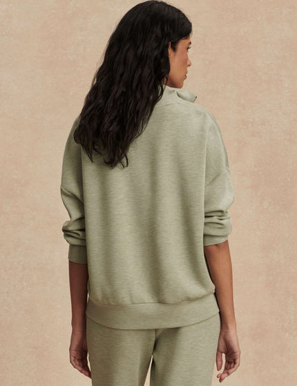 Varley Hawley Half Zip Sweat - Shadow Marlimages2- The Sports Edit