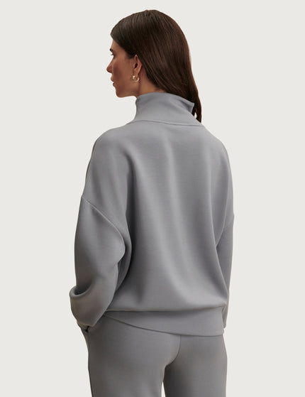 Varley Hawley Half Zip Sweat - Wind Blueimages2- The Sports Edit