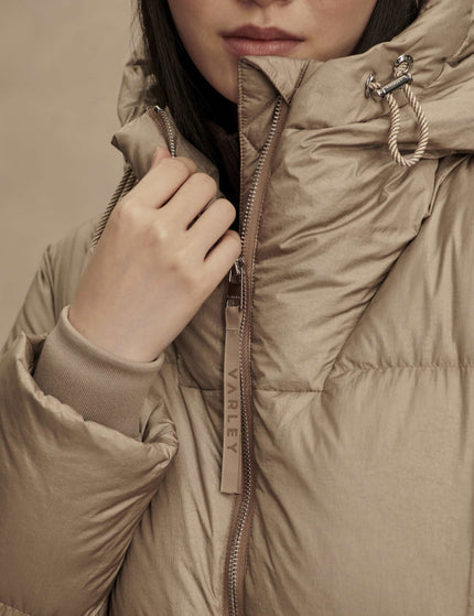 Varley Katya Long Down Puffer - Portabella Metallicimages6- The Sports Edit