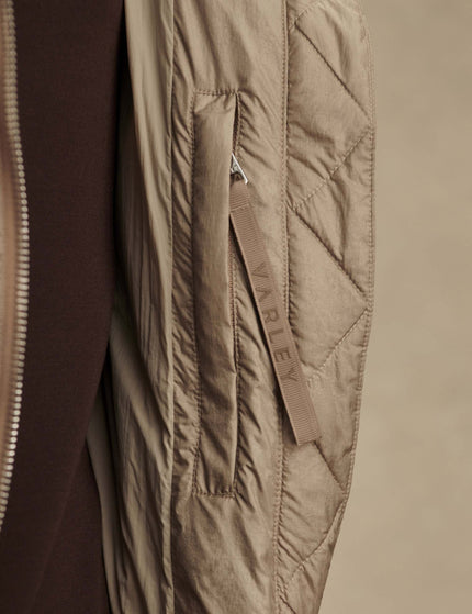 Varley Katya Long Down Puffer - Portabella Metallicimages7- The Sports Edit