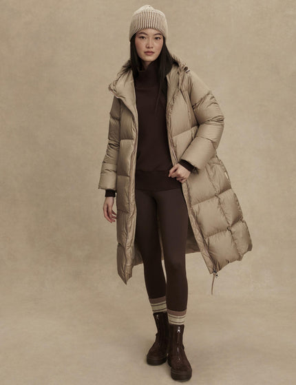 Varley Katya Long Down Puffer - Portabella Metallicimages8- The Sports Edit