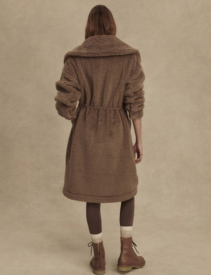 Varley Logan Sherpa Coat - Ash Taupeimages2- The Sports Edit