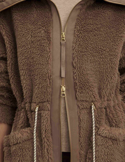 Varley Logan Sherpa Coat - Ash Taupeimages6- The Sports Edit