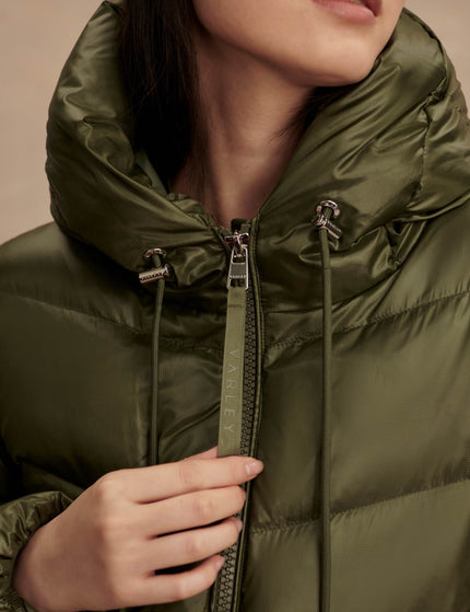 Varley Madelina Lightweight Down Jacket - Racing Oliveimages6- The Sports Edit