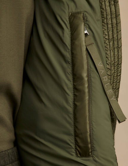 Varley Madelina Lightweight Down Jacket - Racing Oliveimages7- The Sports Edit