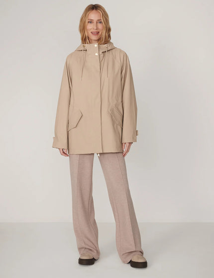 Varley Orlen Short Rain Jacket - Light Taupeimages5- The Sports Edit