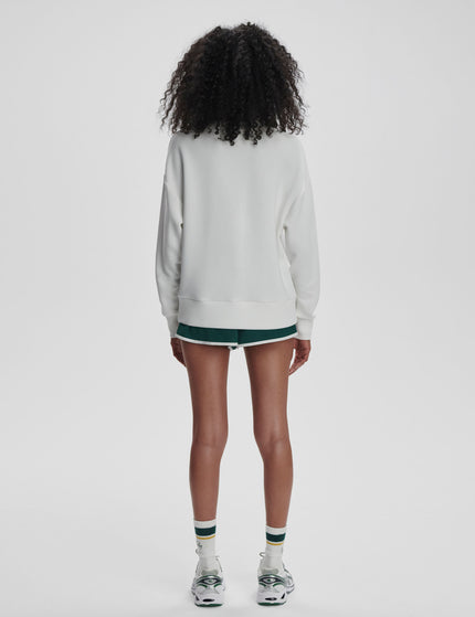Varley Rasco Namesake Sweat - White/Forestimages6- The Sports Edit