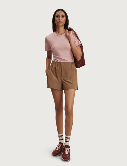 Varley Regina Fitted Tee - Zephyr Mauveimages6- The Sports Edit