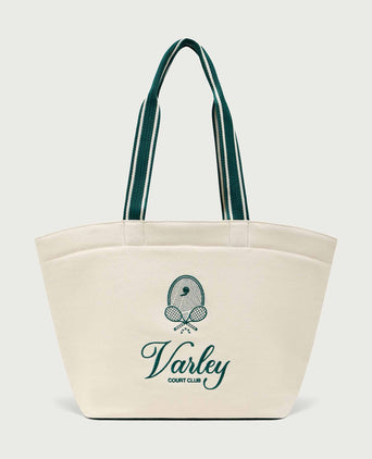 Robinson Canvas Club Tote Bag - Ivory/Forest