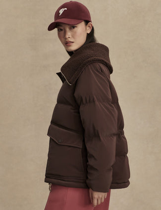 Roseville Down Jacket - Coffee Bean