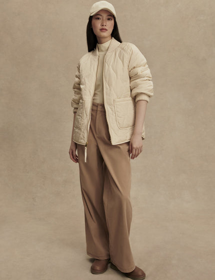 Varley Serina Reversible Quilt Jacket - Sandshellimages7- The Sports Edit