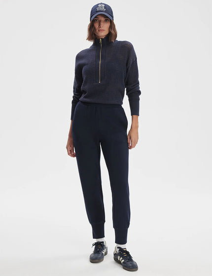 Varley The Slim Cuff Pant 27.5" - Navyimages2- The Sports Edit
