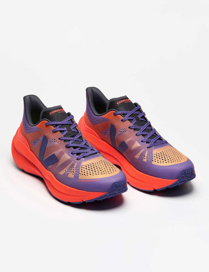 Veja Condor 3 Advanced - Gradient Purple Orange Fluoimages2- The Sports Edit