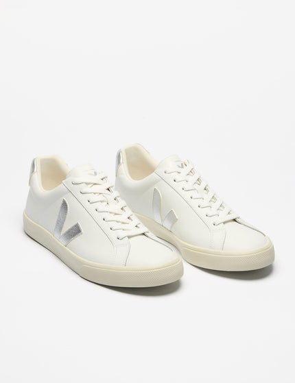 Veja Esplar Logo Extra-White Silverimages2- The Sports Edit