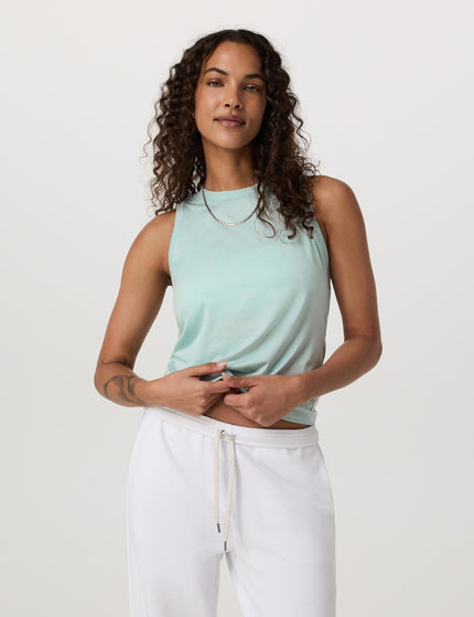 Vuori Energy Top - Spearmint Heatherimages3- The Sports Edit