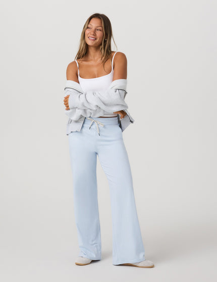 Vuori Halo Essential Wideleg - Soft Sky Heatherimages6- The Sports Edit
