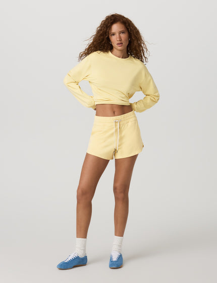 Vuori Halo Modern Crew - Lemon Snap Heatherimages6- The Sports Edit