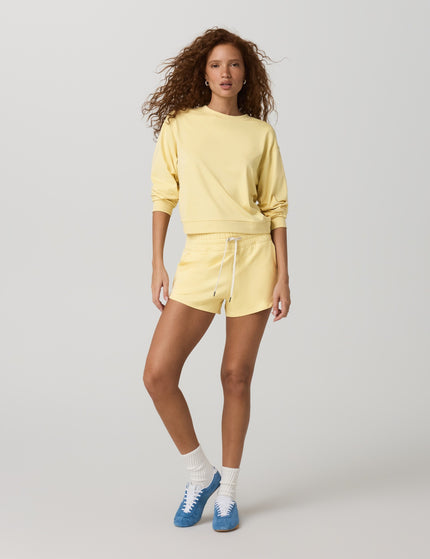 Vuori Halo Modern Crew - Lemon Snap Heatherimages7- The Sports Edit