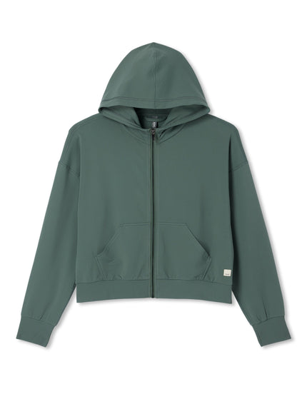 Vuori Halo Modern Pullover Hoodie - Agate Greenimages8- The Sports Edit