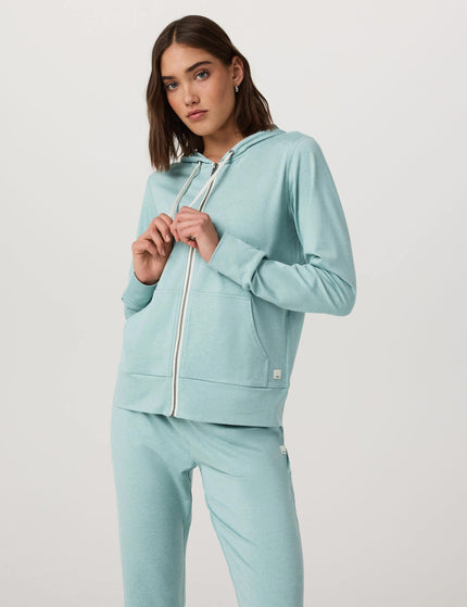 Vuori Halo Performance Hoodie 2.0 - Sea Spray Heatherimages3- The Sports Edit