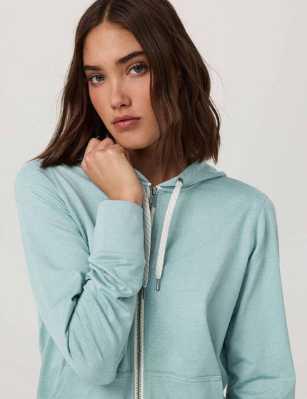 Vuori Halo Performance Hoodie 2.0 - Sea Spray Heatherimages4- The Sports Edit