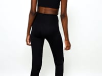 Girlfriend Collective Compressive High Waisted Capri Legging - Blackimages5- The Sports Edit