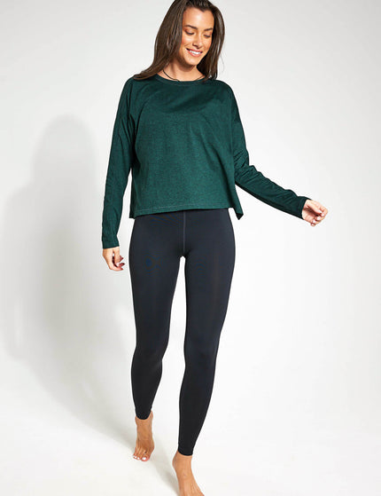 Girlfriend Collective ReSet Long Sleeve Tee - Mossimages3- The Sports Edit