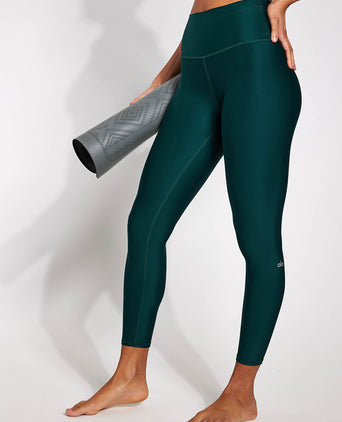 7/8 High Waisted Airlift Legging - Midnight Green