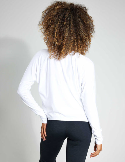 Beyond Yoga Featherweight Daydreamer Pullover - Cloud Whiteimages2- The Sports Edit