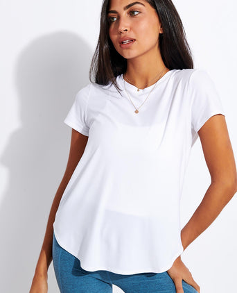 On The Down Low Tee - White