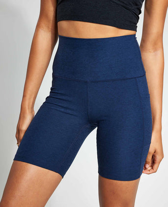 Spacedye Team Pockets Biker Short - Nocturnal Navy