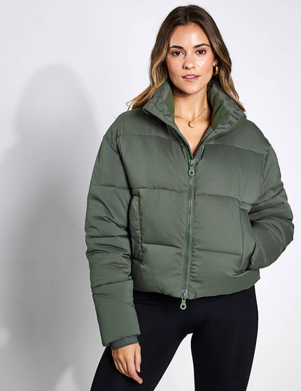 Girlfriend Collective Cropped Puffer - Thymeimages1- The Sports Edit
