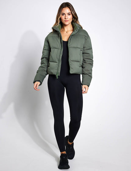 Girlfriend Collective Cropped Puffer - Thymeimages3- The Sports Edit