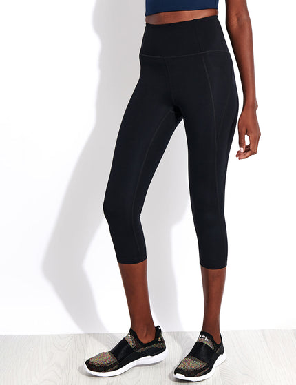 Girlfriend Collective Compressive High Waisted Capri Legging - Blackimages1- The Sports Edit