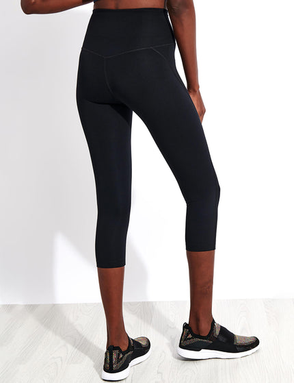 Girlfriend Collective Compressive High Waisted Capri Legging - Blackimages3- The Sports Edit