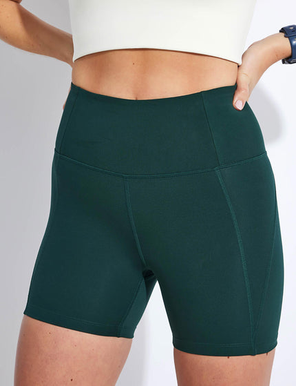 Girlfriend Collective High Waisted Run Short - Mossimages1- The Sports Edit
