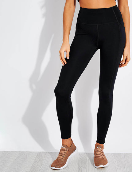 Girlfriend Collective High Waisted Pocket Legging - Blackimages1- The Sports Edit