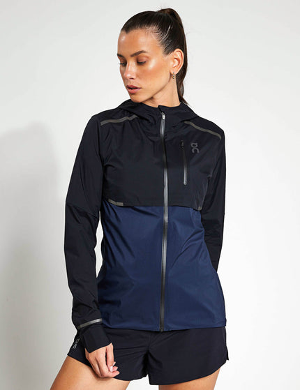 ON Running Weather Jacket - Black/Navyimages5- The Sports Edit