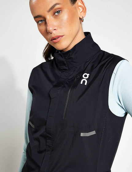 ON Running Weather Vest - Blackimages4- The Sports Edit