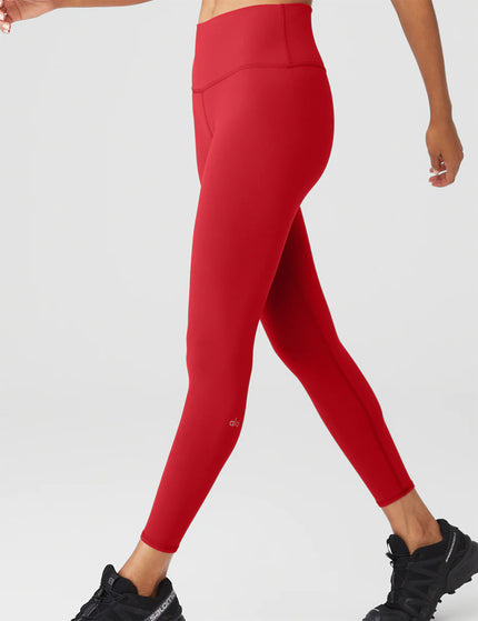 Alo Yoga 7/8 High Waisted Airbrush Legging - Classic Redimages2- The Sports Edit