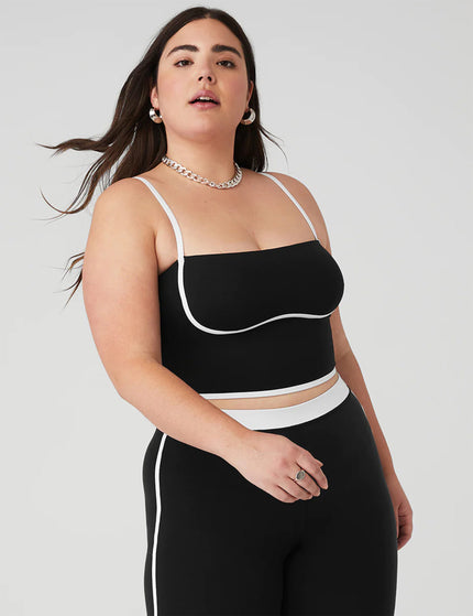 Alo Yoga Airbrush Streamlined Bra Tank - Blackimages6- The Sports Edit