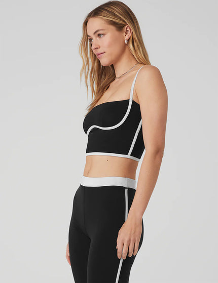 Alo Yoga Airbrush Streamlined Bra Tank - Blackimages2- The Sports Edit