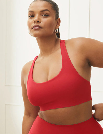Alo Yoga Airlift Advantage Racerback Bra - Classic Redimages7- The Sports Edit