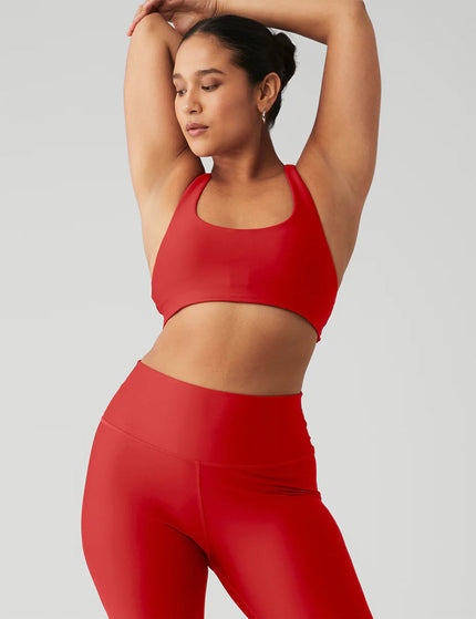 Alo Yoga Airlift Advantage Racerback Bra - Classic Redimages5- The Sports Edit