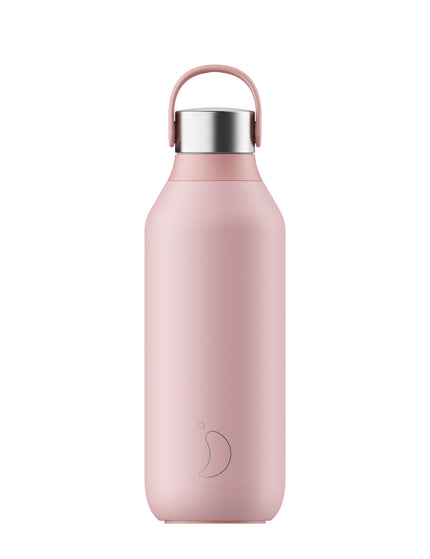 Chilly's Series 2 Water Bottle 500ml - Blush Pinkimages1- The Sports Edit