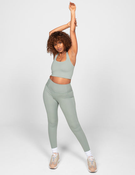 Girlfriend Collective Compressive High Waisted Legging - Agaveimages6- The Sports Edit