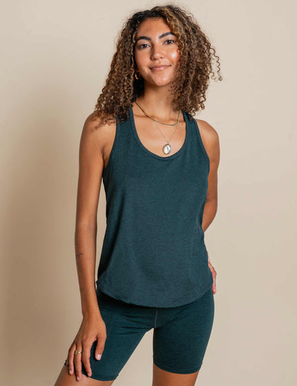 Girlfriend Collective ReSet Relaxed Tank - Mossimages5- The Sports Edit