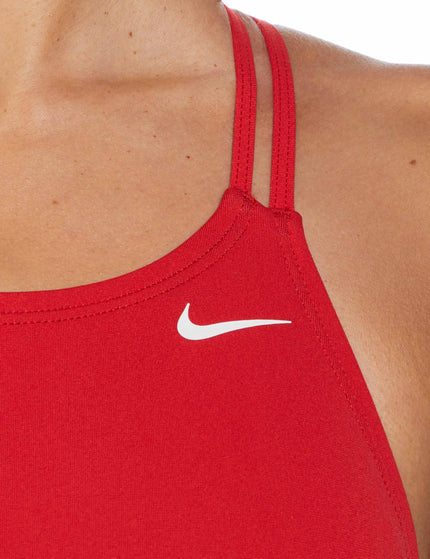 Nike HydraStrong Solid Spiderback 1-Piece Swimsuit - University Redimages3- The Sports Edit